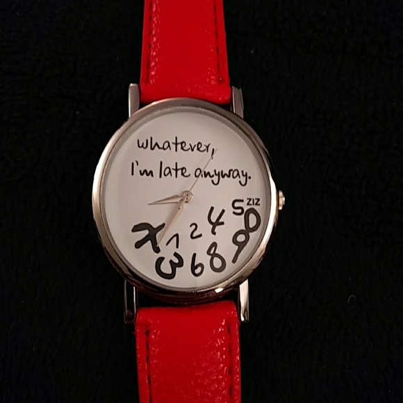NEW - Watch - red band - Picture 1 of 4